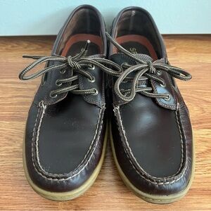 SPERRY Mens 3 Eye Brown Boat Shoes Size 8.5M